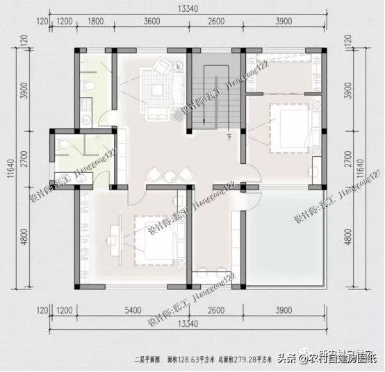 2026年最好看的6套二層鄉村別墅設計圖推薦，2套25萬開建，6中式百年不過時