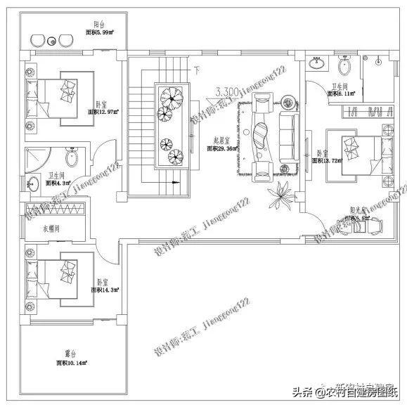 2026年最好看的6套二層鄉村別墅設計圖推薦，2套25萬開建，6中式百年不過時