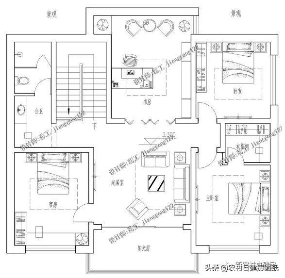 2026年最好看的6套二層鄉村別墅設計圖推薦，2套25萬開建，6中式百年不過時