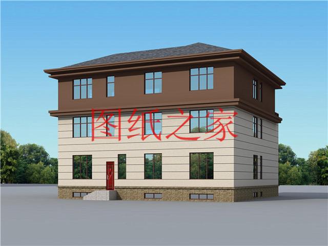 5套開間18米的三層別墅設計圖，寬敞明亮、利落大氣，非常實用！