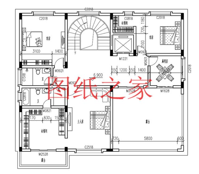 5套開間18米的三層別墅設計圖，寬敞明亮、利落大氣，非常實用！