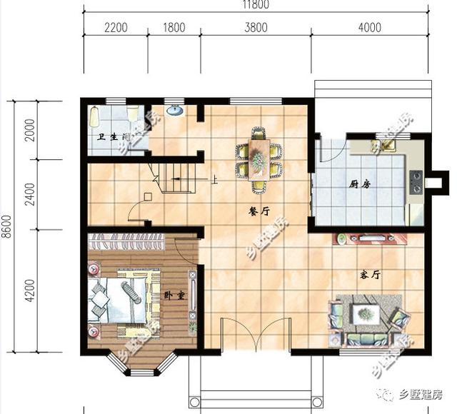 小進深別墅設(shè)計圖，如何美觀實用+經(jīng)濟實惠？不用愁，農(nóng)村建房選它錯不了