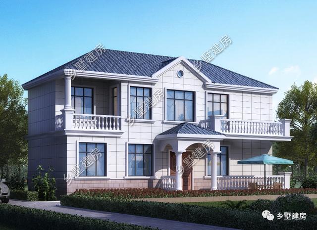 帶陽臺別墅設計圖，沒有陽臺的別墅，算不上別墅！200多平的陽臺別墅，有你足矣！