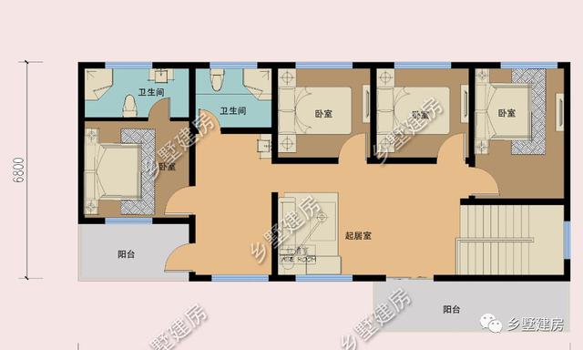 帶陽臺別墅設計圖，沒有陽臺的別墅，算不上別墅！200多平的陽臺別墅，有你足矣！