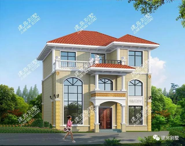 經典鄉村自建房推薦，造價都30萬左右，第一棟建的人多，第二棟很漂亮