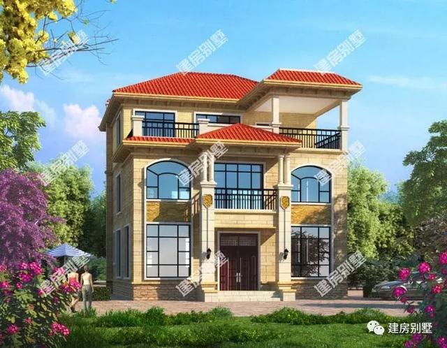 經典鄉村自建房推薦，造價都30萬左右，第一棟建的人多，第二棟很漂亮