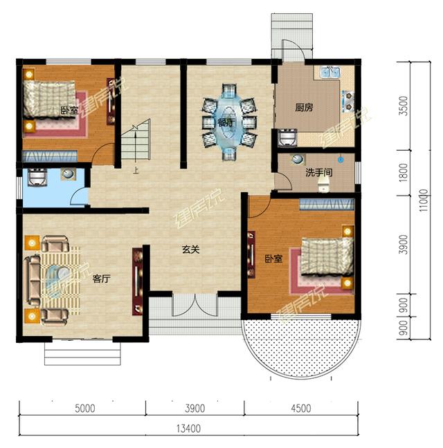 火爆農村花園小洋樓設計圖推薦，20棟建成實景，開春就建