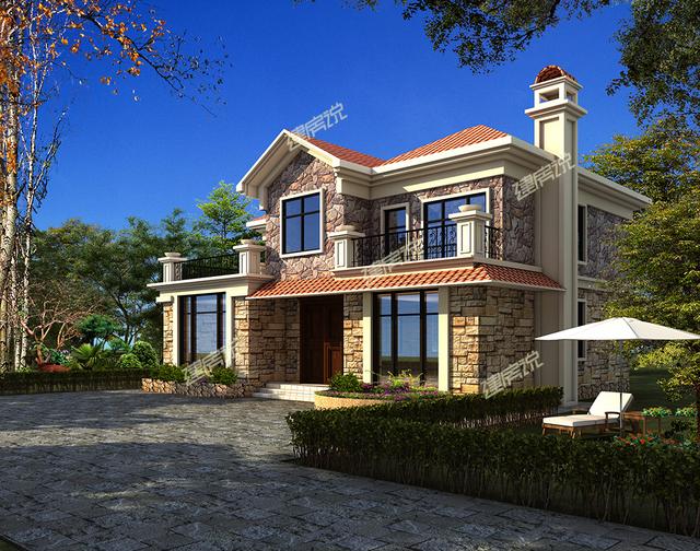 火爆農村花園小洋樓設計圖推薦，20棟建成實景，開春就建