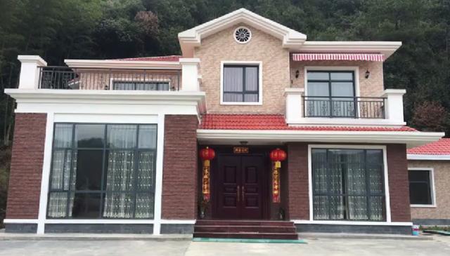 火爆農村花園小洋樓設計圖推薦，20棟建成實景，開春就建