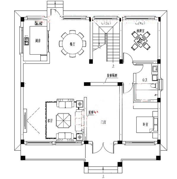 2026年新款農村新中式別墅設計效果圖，徽系設計