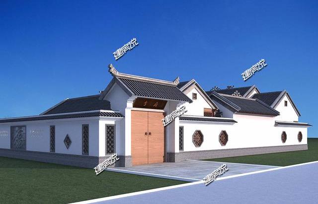 中國最美四合院別墅設計圖，一層也霸氣十足，秒殺高層洋樓