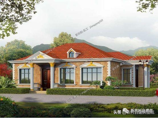 5款最受歡迎的一層自建房設計圖，第3款讓鄰居踏破門檻