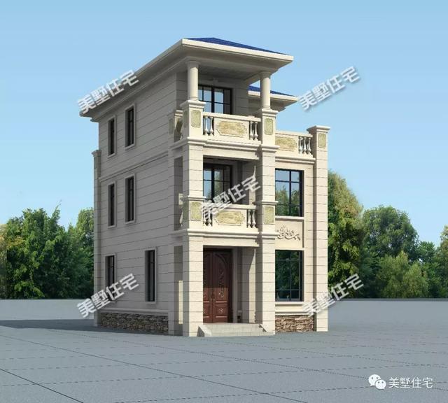 占地79平三層農村別墅設計圖，重新定義空間，小面積實現大驚喜