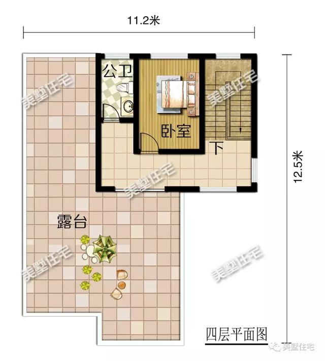 現(xiàn)代風(fēng)美墅設(shè)計圖，開間11米還帶堂屋和神臺，個性時尚又接地氣