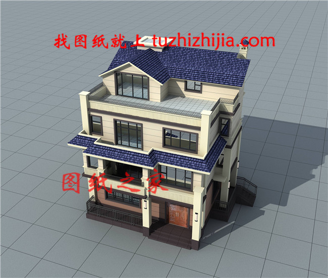 經(jīng)典實用95平米農(nóng)村自建四層小別墅，帶電梯