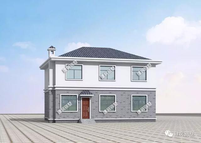兩棟簡(jiǎn)單大氣的別墅設(shè)計(jì)圖，第一棟造起來(lái)只要20多萬(wàn)