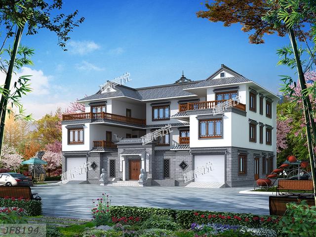 超贊的中式別墅設計圖，建棟在村里好風光，人人豎起大拇指！