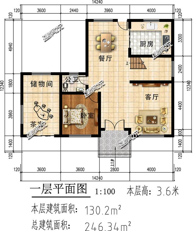 3款不同風格的別墅設計圖，造價都在二十多萬，看到就是賺到