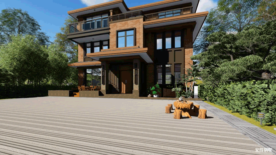 百看不厭的現(xiàn)代中式別墅設(shè)計(jì)圖，只怪沒早看到這套圖紙，平面一級(jí)棒！