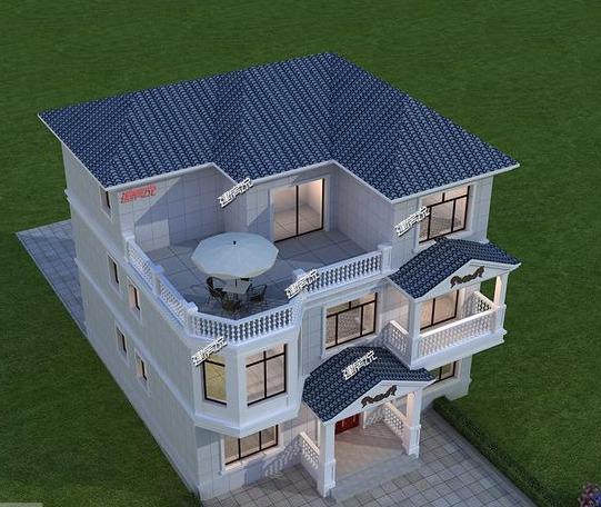 農村最美歐式別墅設計圖，看了的人都說好，圖紙收藏好了