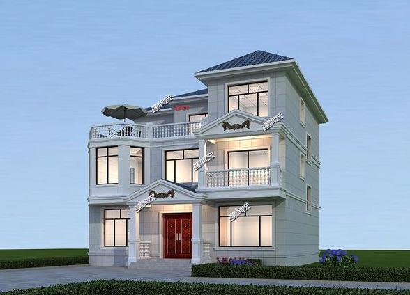 農村最美歐式別墅設計圖，看了的人都說好，圖紙收藏好了