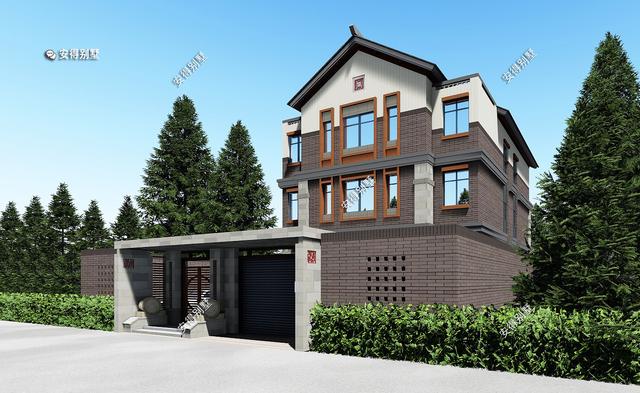 中式別墅設計圖，勝過四合院，樓中樓客廳7間臥室，親戚朋友都說好