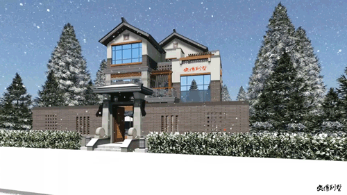 中式別墅設計圖，勝過四合院，樓中樓客廳7間臥室，親戚朋友都說好