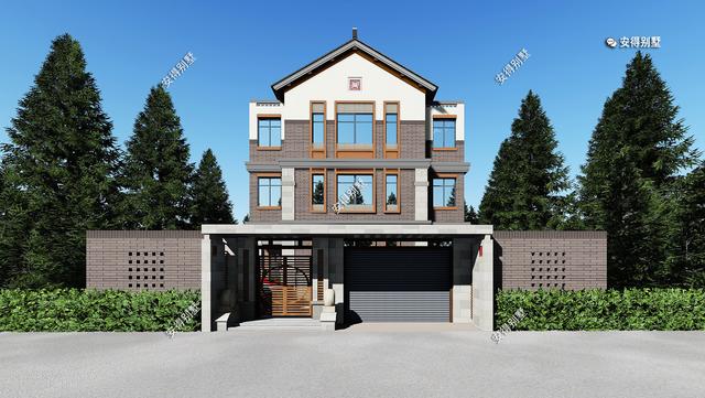 中式別墅設計圖，勝過四合院，樓中樓客廳7間臥室，親戚朋友都說好