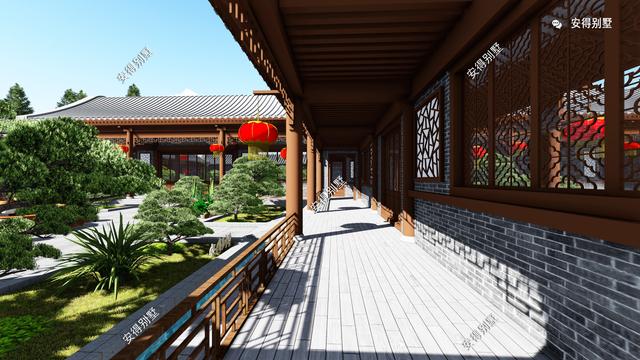 有規(guī)有矩、方正大氣的中式四合院設(shè)計圖推薦