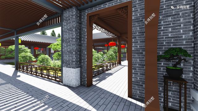 有規(guī)有矩、方正大氣的中式四合院設(shè)計圖推薦