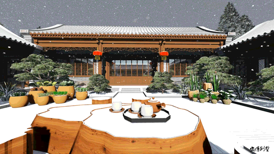 有規(guī)有矩、方正大氣的中式四合院設(shè)計圖推薦