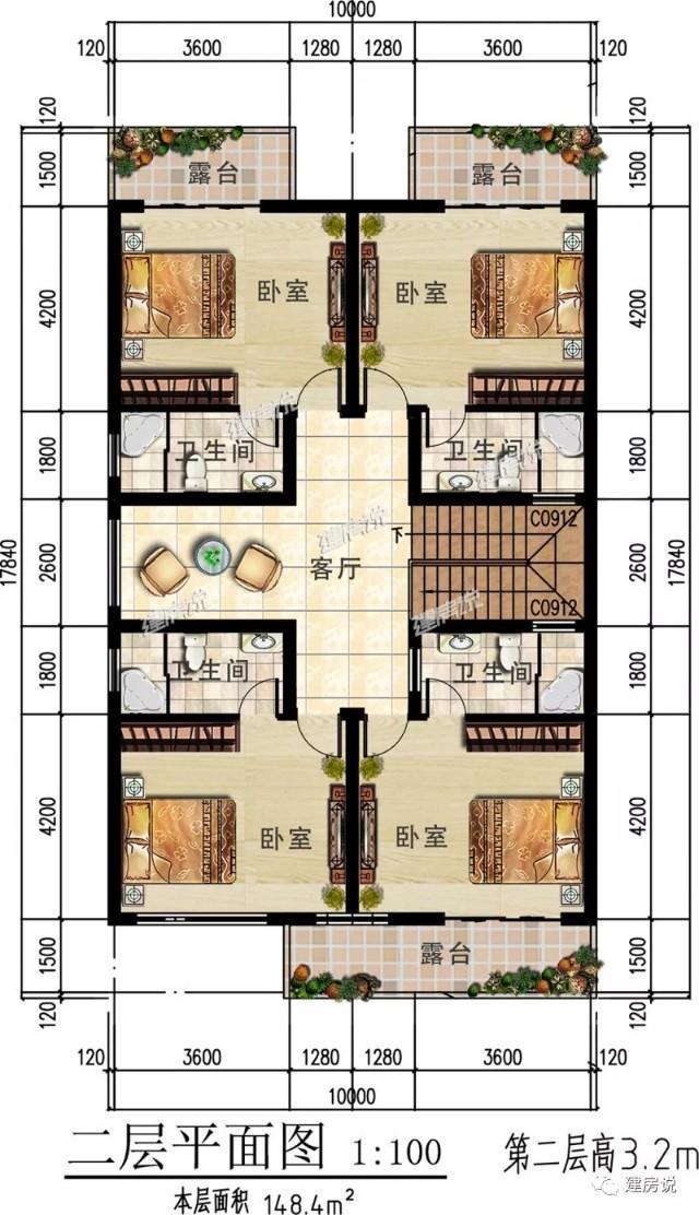 異國風情的別墅設計圖，31萬建造，天天如度假，太享受了！