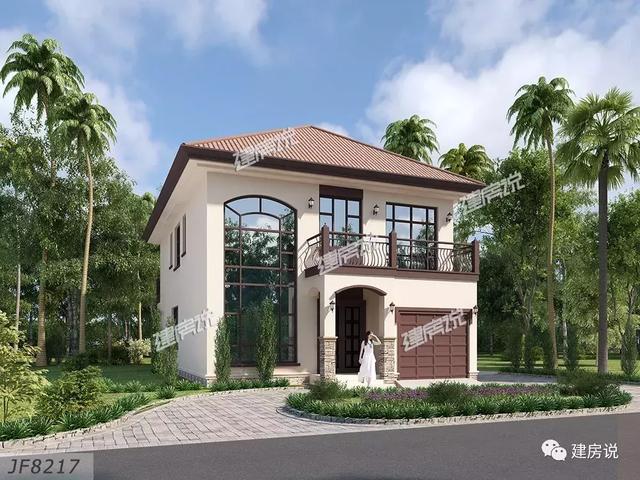 異國風情的別墅設計圖，31萬建造，天天如度假，太享受了！