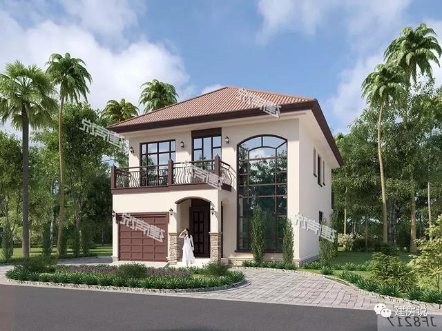 異國風情的別墅設計圖，31萬建造，天天如度假，太享受了！