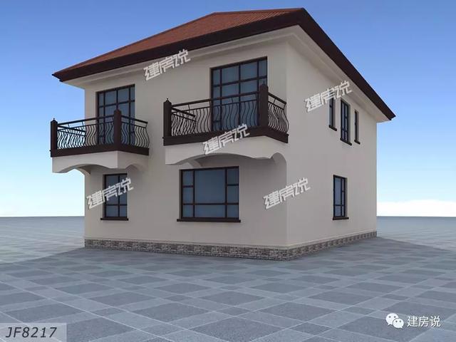 異國風情的別墅設計圖，31萬建造，天天如度假，太享受了！