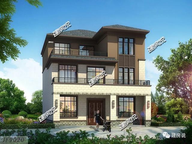 這套3層新中式設計圖，耐看又實用，不建一棟太可惜了