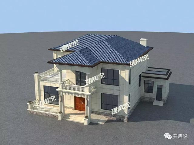 二層別墅設(shè)計(jì)圖，30萬(wàn)建造，驚艷全村，分分鐘碾壓商品房