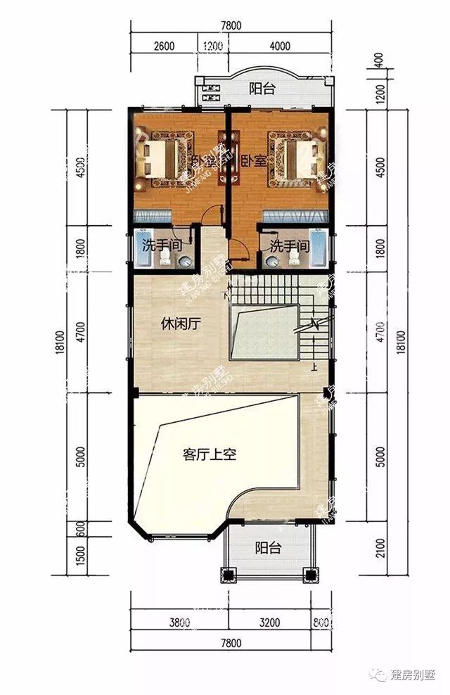 小面寬的鄉(xiāng)村自建房設(shè)計圖，第一棟平屋頂也很美，第二棟建起來30多萬