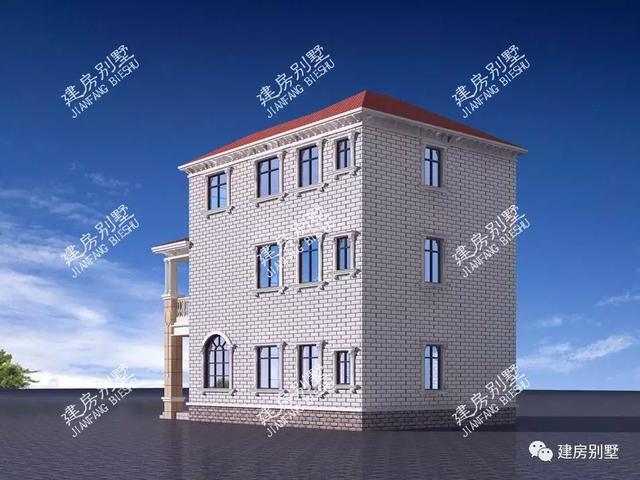 小面寬的鄉(xiāng)村自建房設(shè)計圖，第一棟平屋頂也很美，第二棟建起來30多萬