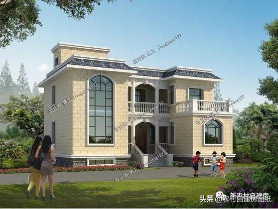 7款農(nóng)村二層別墅設(shè)計(jì)圖，每款都有大露臺(tái)，第4款讓人移不開眼睛