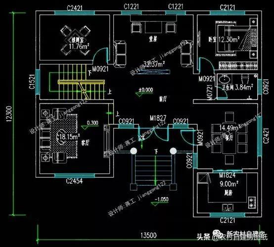 7款農(nóng)村二層別墅設(shè)計(jì)圖，每款都有大露臺(tái)，第4款讓人移不開眼睛