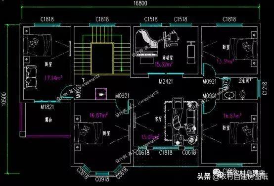 7款農(nóng)村二層別墅設(shè)計(jì)圖，每款都有大露臺(tái)，第4款讓人移不開眼睛