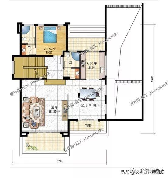 3款帶地下室農村別墅設計圖，第1款人人建得起，第3一看就是有身份的人