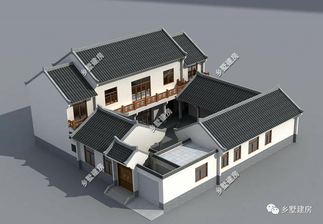 21X21米四合院別墅設計圖，舒適大氣，是最好的天人合一！