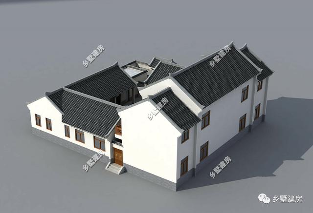 21X21米四合院別墅設計圖，舒適大氣，是最好的天人合一！
