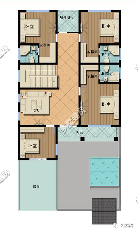 新年蓋好房，二層新中式別墅設計圖，建了招財納氣，財源滾滾來！