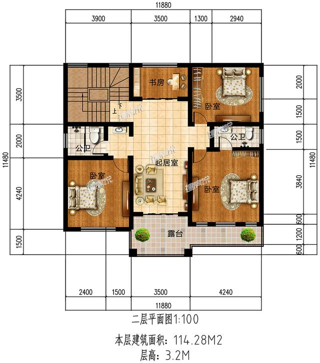 120平豪宅設計圖，我來教你用最少的錢，建最好的房子