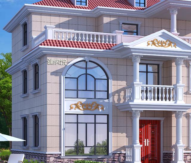 這款火爆了的三層農村別墅設計圖，6000萬人觀看的戶型，經濟適用，美觀大氣