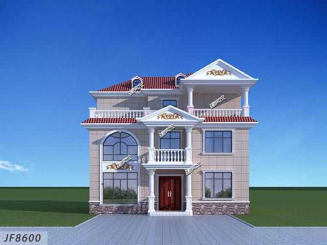 這款火爆了的三層農村別墅設計圖，6000萬人觀看的戶型，經濟適用，美觀大氣