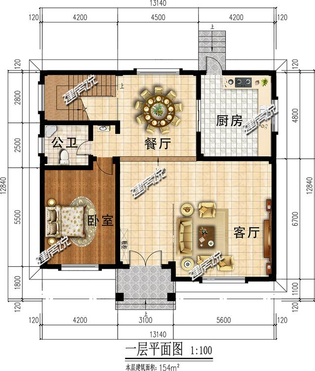 這棟三層歐式別墅設(shè)計圖深受農(nóng)村歡迎，蓋好了人人羨慕不已